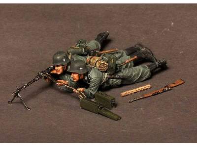 German Machine Gunner Mg 34 Team.1939-42 2 Figures - zdjęcie 4