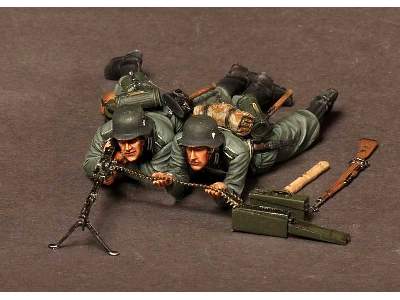 German Machine Gunner Mg 34 Team.1939-42 2 Figures - zdjęcie 5