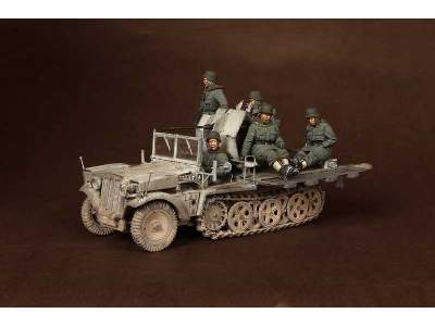 Crew For Sd.Kfz.10/4 Fur 2cm Flak 30 (For Dragon 6676) - zdjęcie 1