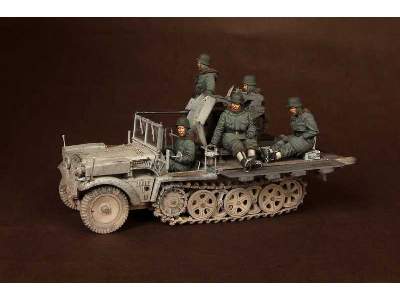 Crew For Sd.Kfz.10/4 Fur 2cm Flak 30 (For Dragon 6676) - zdjęcie 2