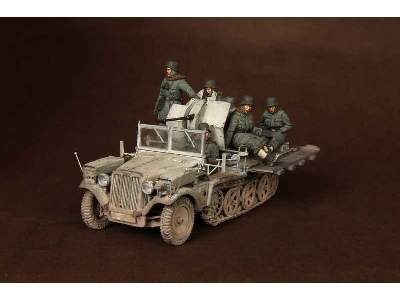 Crew For Sd.Kfz.10/4 Fur 2cm Flak 30 (For Dragon 6676) - zdjęcie 3