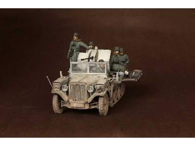 Crew For Sd.Kfz.10/4 Fur 2cm Flak 30 (For Dragon 6676) - zdjęcie 4