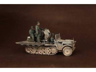 Crew For Sd.Kfz.10/4 Fur 2cm Flak 30 (For Dragon 6676) - zdjęcie 7