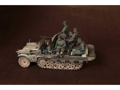 Crew For Sd.Kfz.10/4 Fur 2cm Flak 30 (For Dragon 6676) - zdjęcie 16