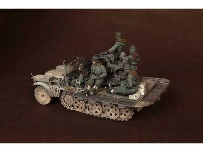 Crew For Sd.Kfz.10/4 Fur 2cm Flak 30 (For Dragon 6676) - zdjęcie 17