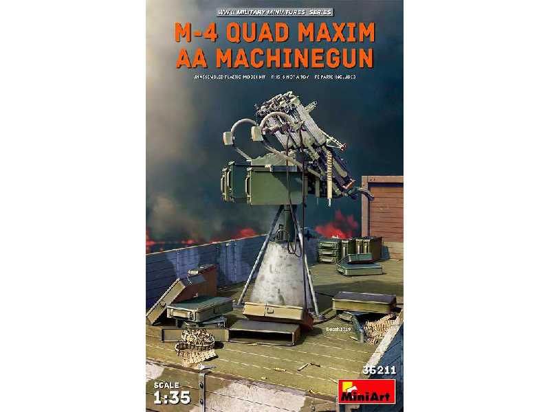 M-4 Quad Maxim AA Machinegun - zdjęcie 1 M-4 Quad Maxim AA Machinegun - zdjęcie 1
