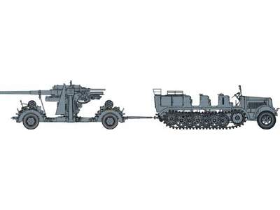 Sd.Kfz.7 8(t) Halftrack + 88mm FlaK 36/37 - zdjęcie 2