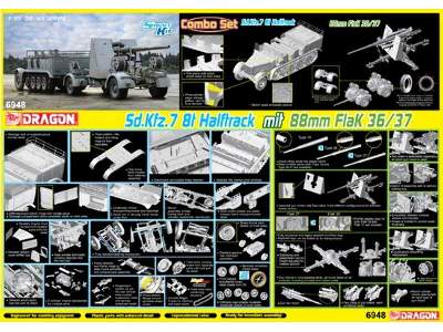 Sd.Kfz.7 8(t) Halftrack + 88mm FlaK 36/37 - zdjęcie 17