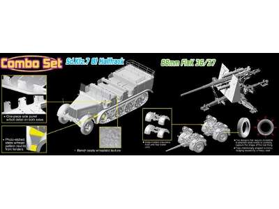 Sd.Kfz.7 8(t) Halftrack + 88mm FlaK 36/37 - zdjęcie 37