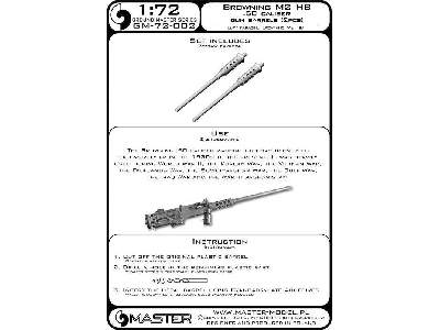 Lufy Km-ów Browning M2 Hb (Heavy Barrel) .50 Caliber (12.7mm) (2 - zdjęcie 6