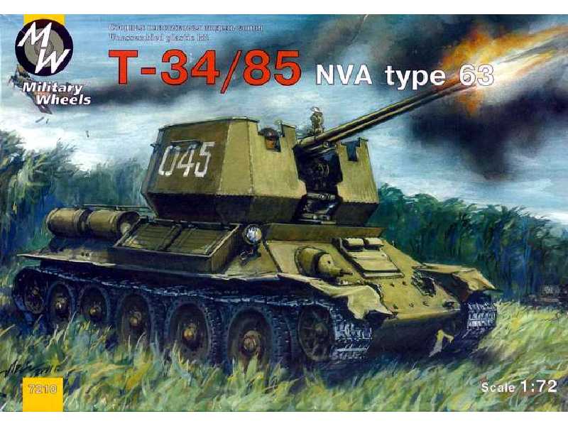 Czołg T-34/85 NVA Typ 63 - zdjęcie 1 Czołg T-34/85 NVA Typ 63 - zdjęcie 1