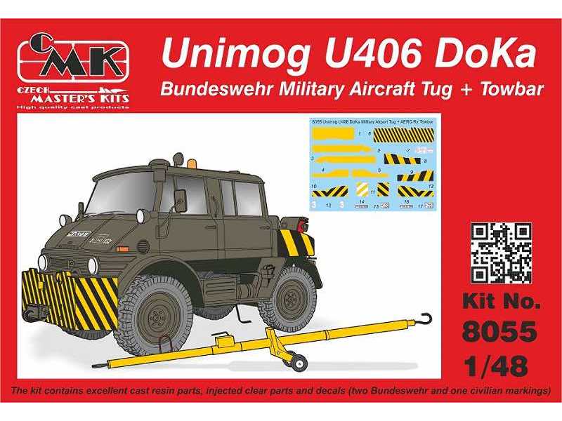 Unimog U406 Doka Bundeswehr Military Aircraft Tug + Towbar - zdjęcie 1 Unimog U406 Doka Bundeswehr Military Aircraft Tug + Towbar - zdjęcie 1