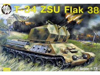 T-34 ZSU Flak 38 - działo przeciwlotnicze - zdjęcie 1