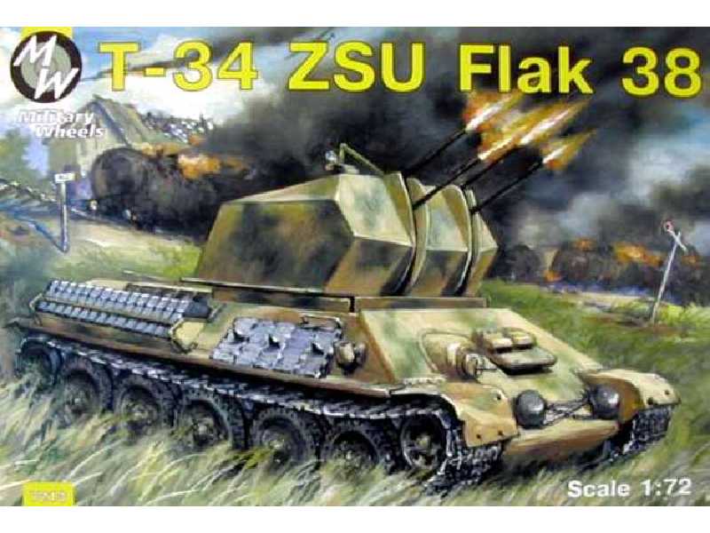 T-34 ZSU Flak 38 - działo przeciwlotnicze - zdjęcie 1 T-34 ZSU Flak 38 - działo przeciwlotnicze - zdjęcie 1