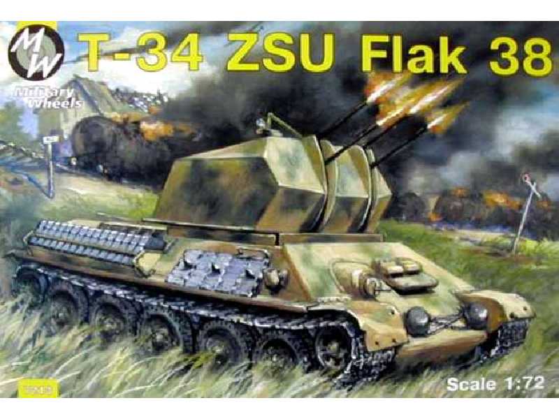 T-34 ZSU Flak 38 - działo przeciwlotnicze - zdjęcie 1