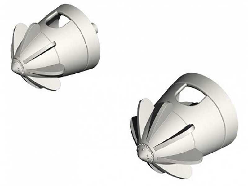 Siebel Si-204/Aero C-3 Propeller Spinners - zdjęcie 1 Siebel Si-204/Aero C-3 Propeller Spinners - zdjęcie 1