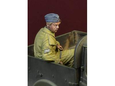 WWii Luftwaffe Bomber Pilot Sitting - zdjęcie 3