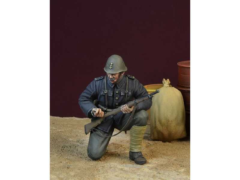 Black Devils Soldier 1, WWii Dutch Army Rotterdam 1940 - zdjęcie 1 Black Devils Soldier 1, WWii Dutch Army Rotterdam 1940 - zdjęcie 1