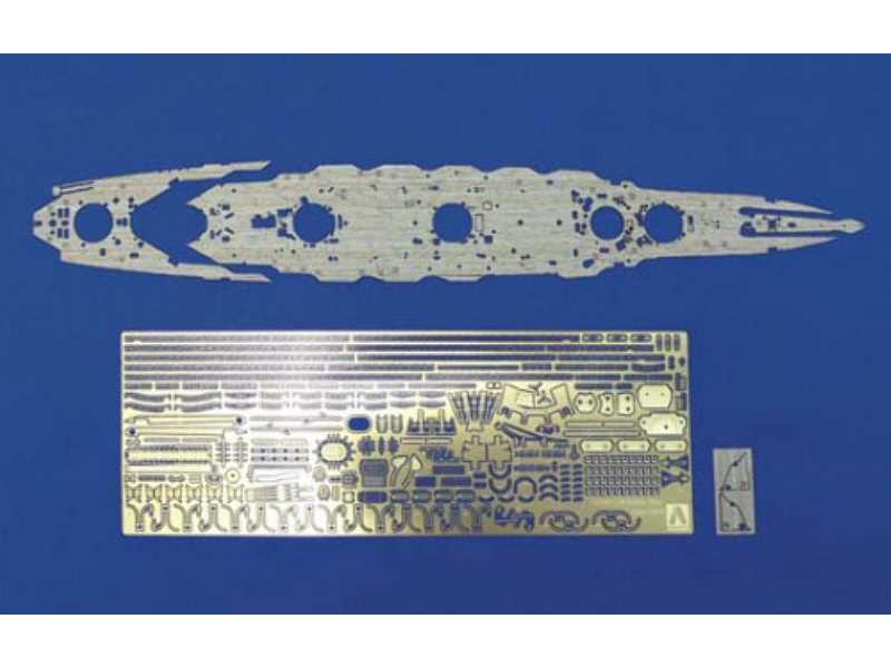 IJN Fuso 1944 Deck Sheet & Photo Etched Parts - zdjęcie 1 IJN Fuso 1944 Deck Sheet & Photo Etched Parts - zdjęcie 1