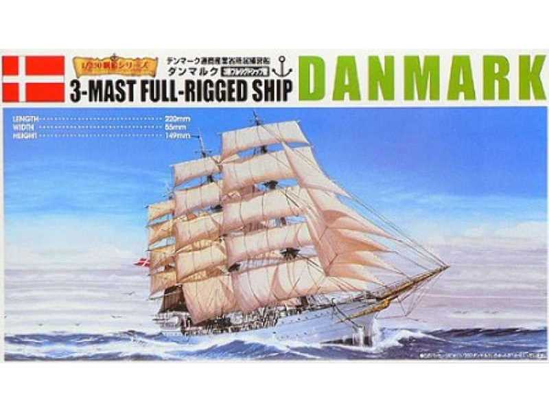 3-mast Full-rigged Ship Danmark - zdjęcie 1