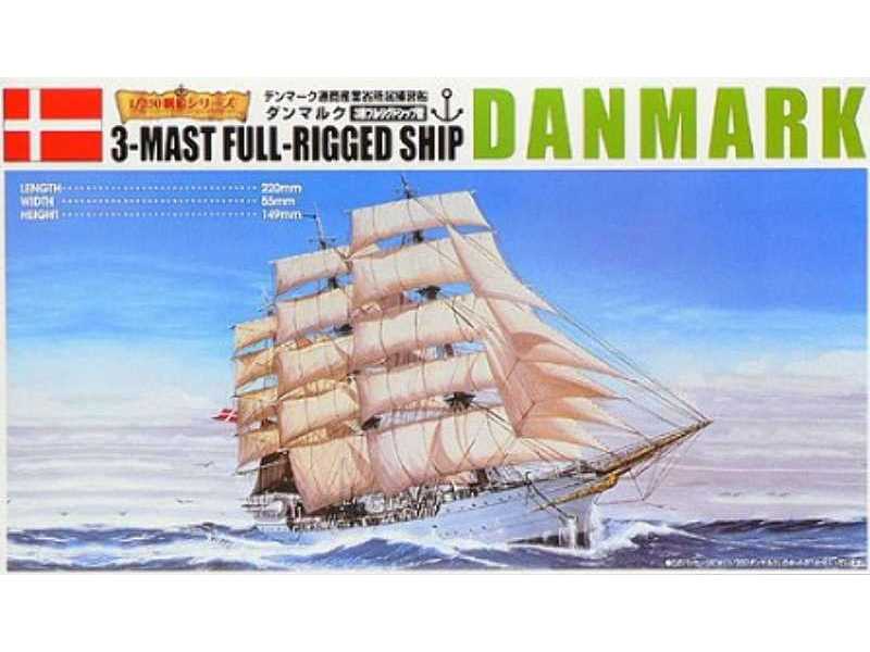 3-mast Full-rigged Ship Danmark - zdjęcie 1 3-mast Full-rigged Ship Danmark - zdjęcie 1