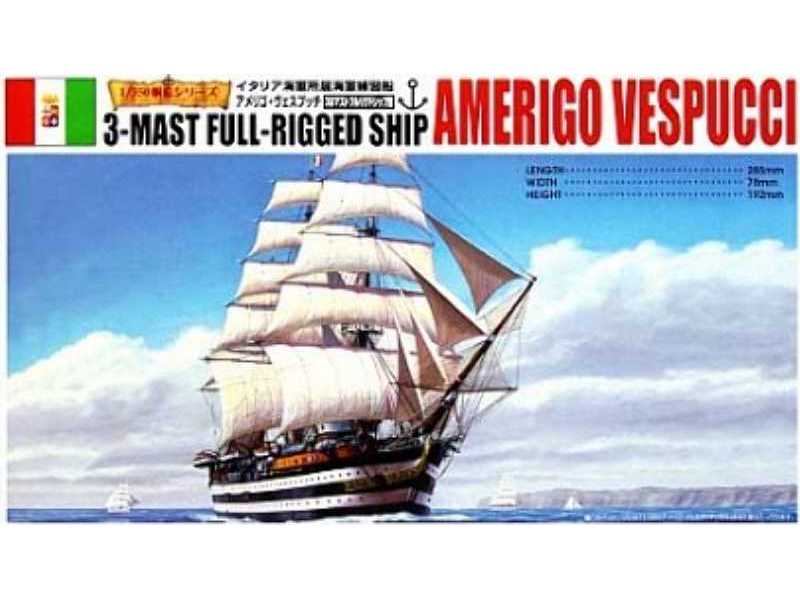 Italian 3-mast Full-rigged Ship Amerigo Vespucci - zdjęcie 1 Italian 3-mast Full-rigged Ship Amerigo Vespucci - zdjęcie 1