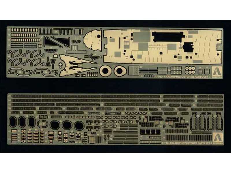 IJN Repair Ship Akashi Etching Parts - zdjęcie 1