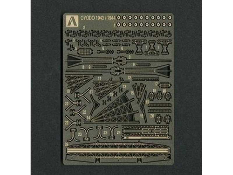 Light Cruiser Oyodo Photo Etched Parts - zdjęcie 1 Light Cruiser Oyodo Photo Etched Parts - zdjęcie 1