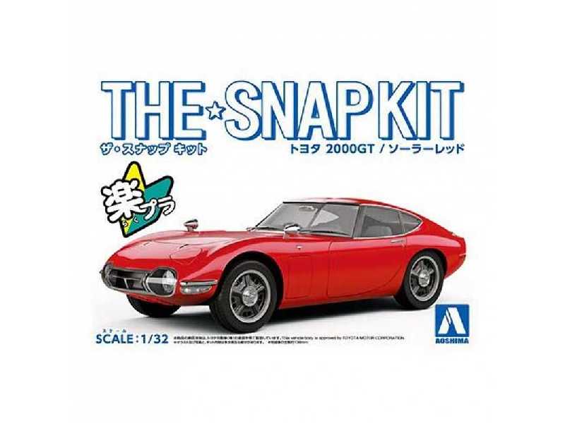 Toyota 2000gt (Red) - Snap Kit - zdjęcie 1