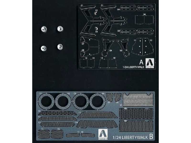 Lb Works R35 Gt-r Detail Up Photo Etched Parts - zdjęcie 1 Lb Works R35 Gt-r Detail Up Photo Etched Parts - zdjęcie 1