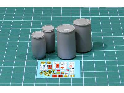 Plastic Chemical Storage Drums Set#2 - zdjęcie 2