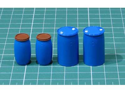 Plastic Chemical Storage Drums Set#2 - zdjęcie 3