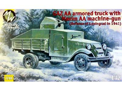 Ciężarówka opancerzona GAZ AA z karabinem Maxim AA - zdjęcie 1