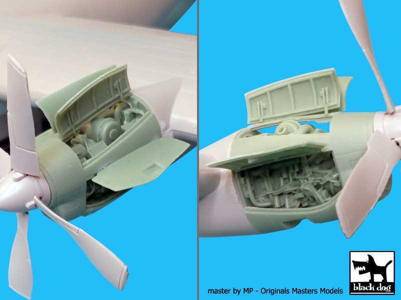 Ac-130h Hercules 2 Engines For Italeri - zdjęcie 1 Ac-130h Hercules 2 Engines For Italeri - zdjęcie 1
