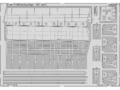 P-40N landing flaps 1/32 - zdjęcie 1