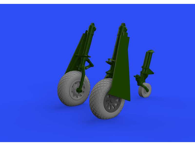P-51D wheels diamond tread 2 1/48 - Eduard - zdjęcie 1 P-51D wheels diamond tread 2 1/48 - Eduard - zdjęcie 1