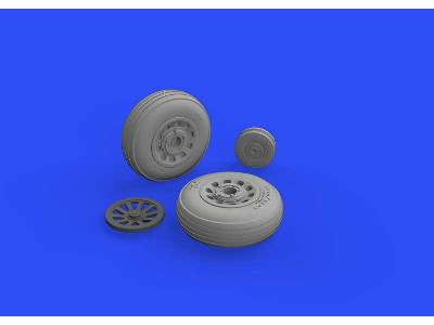 P-51D wheels grooved 1/48 - Eduard - zdjęcie 2