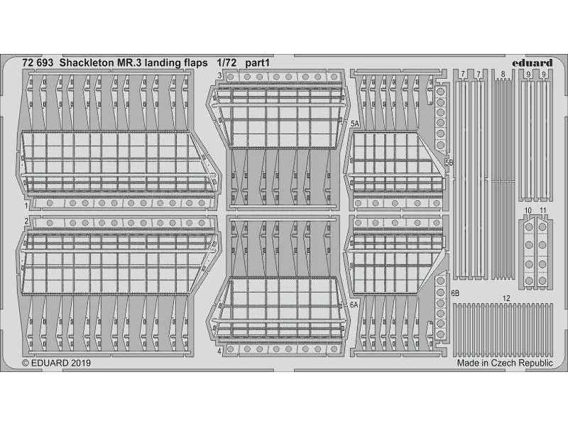 Shackleton MR.3 landing flaps 1/72 - Revell - zdjęcie 1