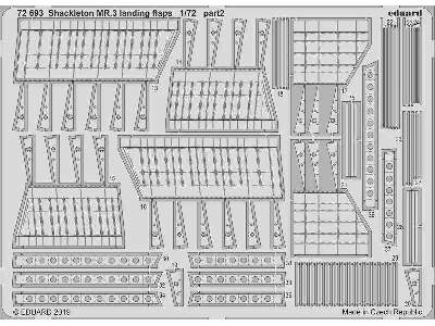 Shackleton MR.3 landing flaps 1/72 - Revell - zdjęcie 2