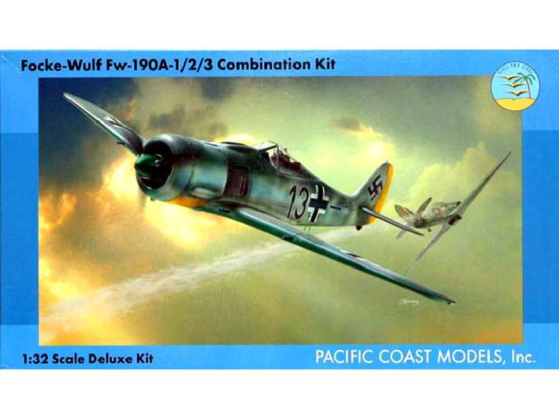 Myśliwiec Focke Wulf FW-190A-1/A-2/A-3 Combination kit - zdjęcie 1 Myśliwiec Focke Wulf FW-190A-1/A-2/A-3 Combination kit - zdjęcie 1