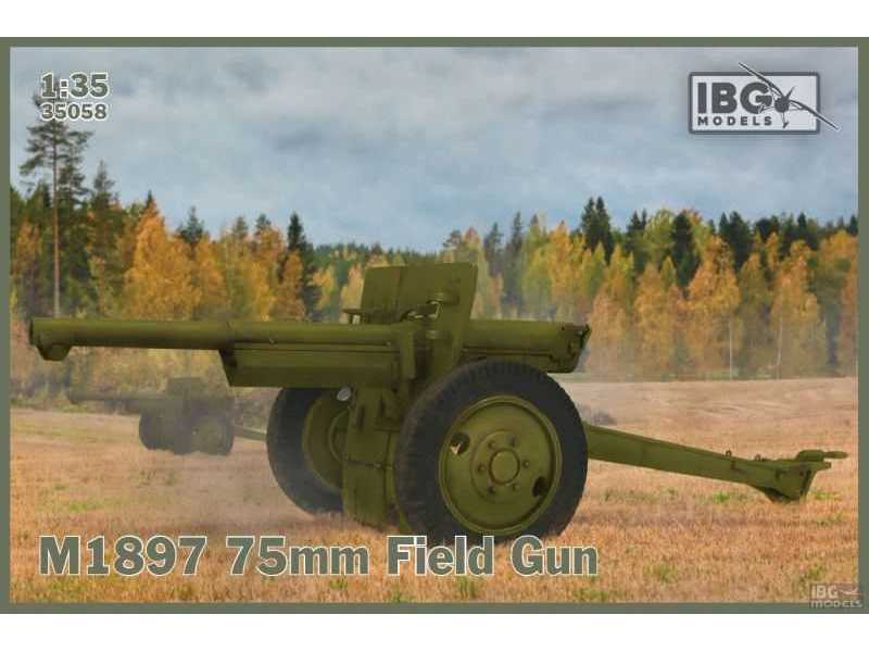M1897 75mm Schneider - francuska armata polowa - zdjęcie 1 M1897 75mm Schneider - francuska armata polowa - zdjęcie 1