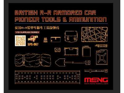 British R-R Armored Car Pioneer Tools & Ammunition  - zdjęcie 1