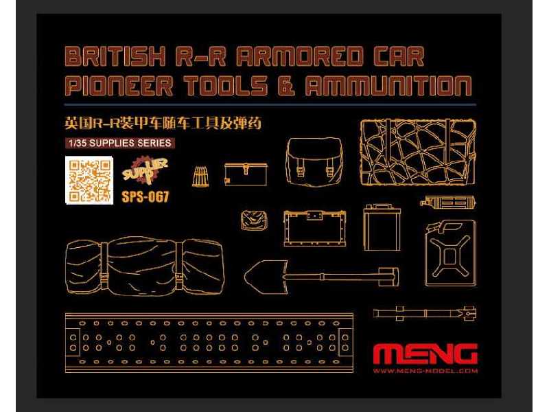 British R-R Armored Car Pioneer Tools & Ammunition - zdjęcie 1 British R-R Armored Car Pioneer Tools & Ammunition - zdjęcie 1