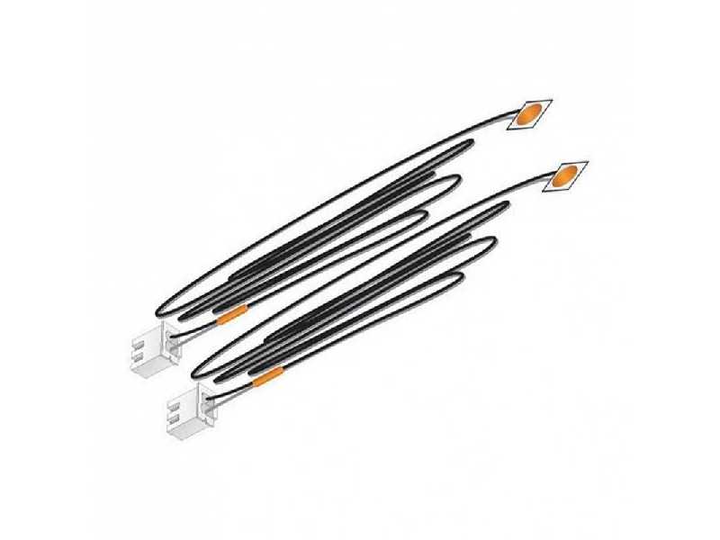 Led Pomarańczowy Samoprzylepny (2 Szt.) - zdjęcie 1 Led Pomarańczowy Samoprzylepny (2 Szt.) - zdjęcie 1