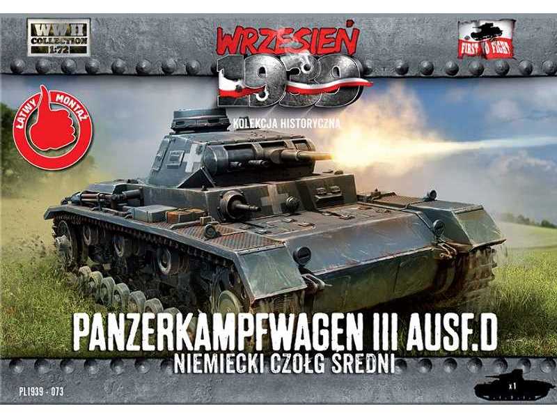 Niemiecki czołg średni PzKpfw III Ausf. D - zdjęcie 1