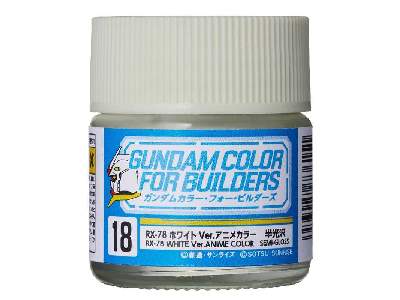 Ug18 Rx-78 White Ver. Anime Color (Semi-gloss) - zdjęcie 1
