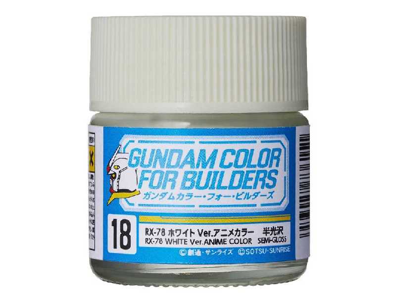 Ug18 Rx-78 White Ver. Anime Color (Semi-gloss) - zdjęcie 1
