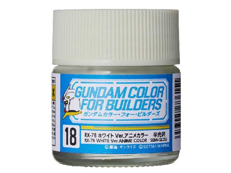 Ug18 Rx-78 White Ver. Anime Color (Semi-gloss) - zdjęcie 1 Ug18 Rx-78 White Ver. Anime Color (Semi-gloss) - zdjęcie 1