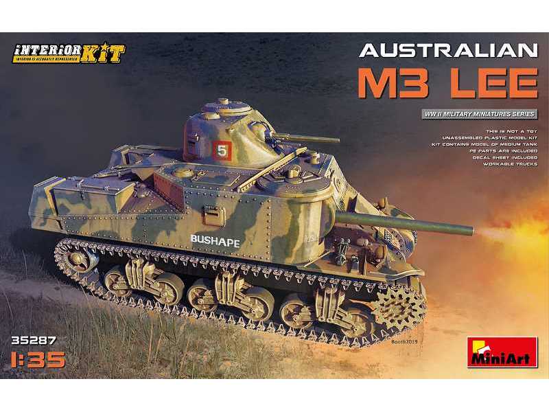 M3 Lee - czołg australijski z wnętrzem - zdjęcie 1 M3 Lee - czołg australijski z wnętrzem - zdjęcie 1