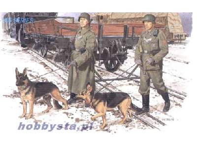 Figurki German Feldendarmerie w/dogs - zdjęcie 1